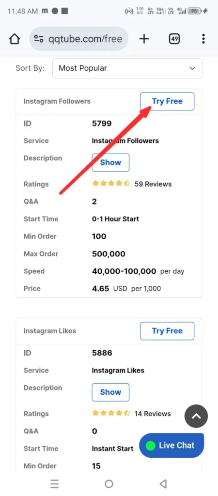 Free Instagram Followers
